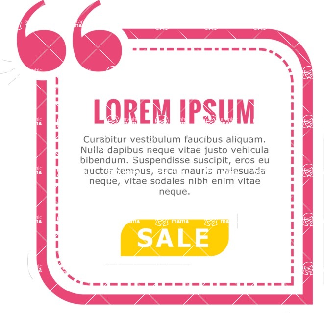 Sale Banner Templates Collection - Flat Sale Badge With Text